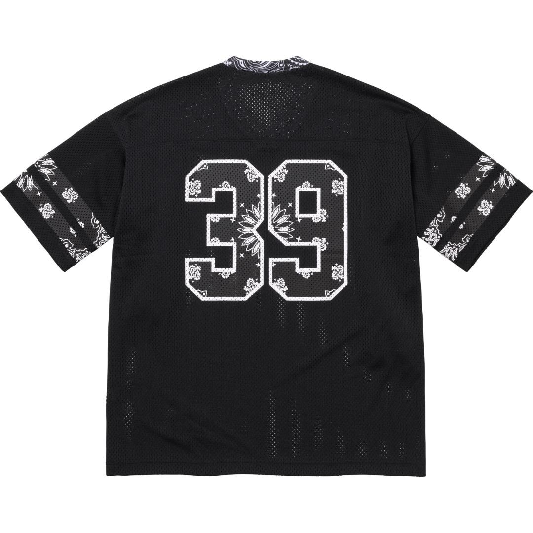 Supreme Bandana Football Jersey 'Black' - DopestKickz