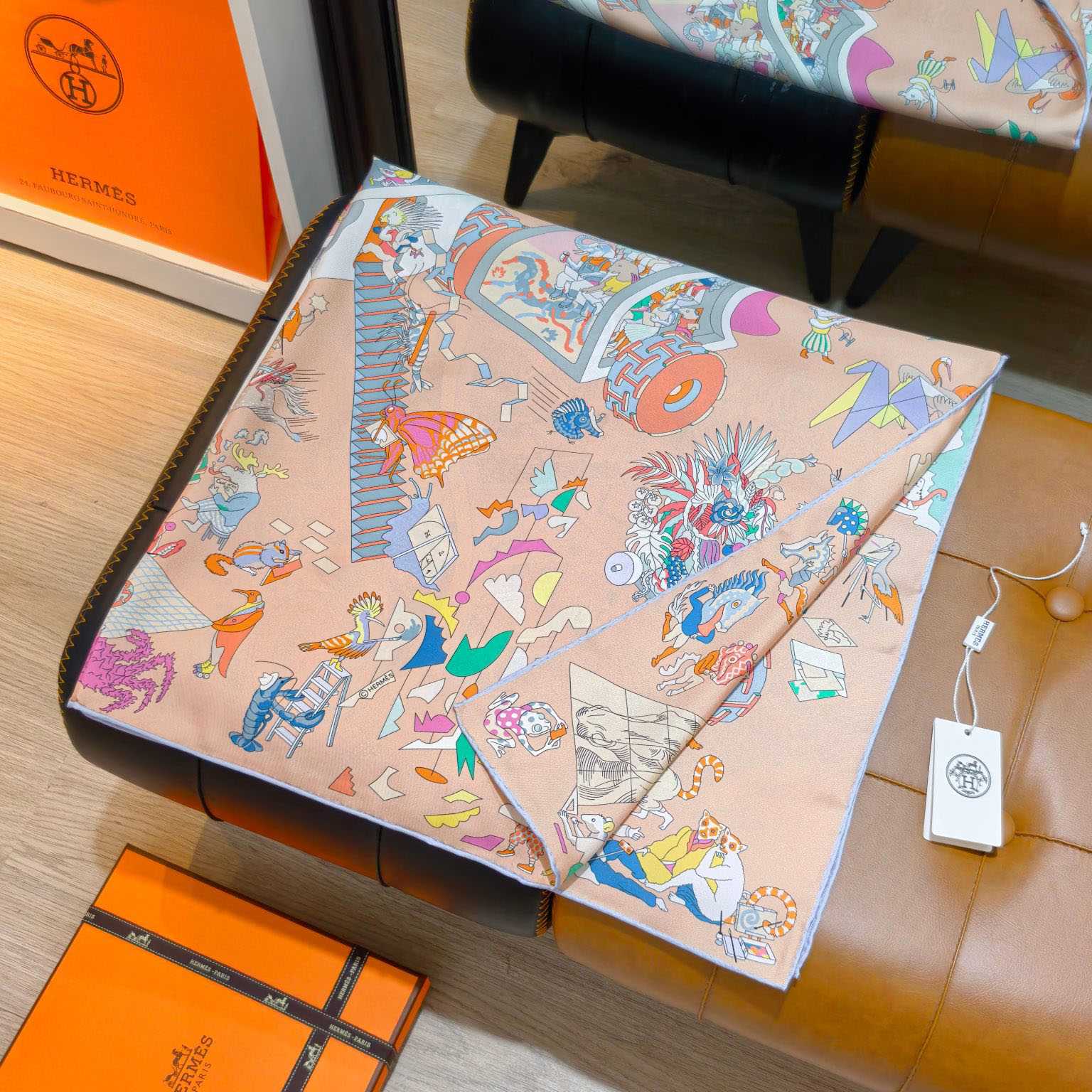 Hermes Academia Hippica Scarf 90 - DopestKickz