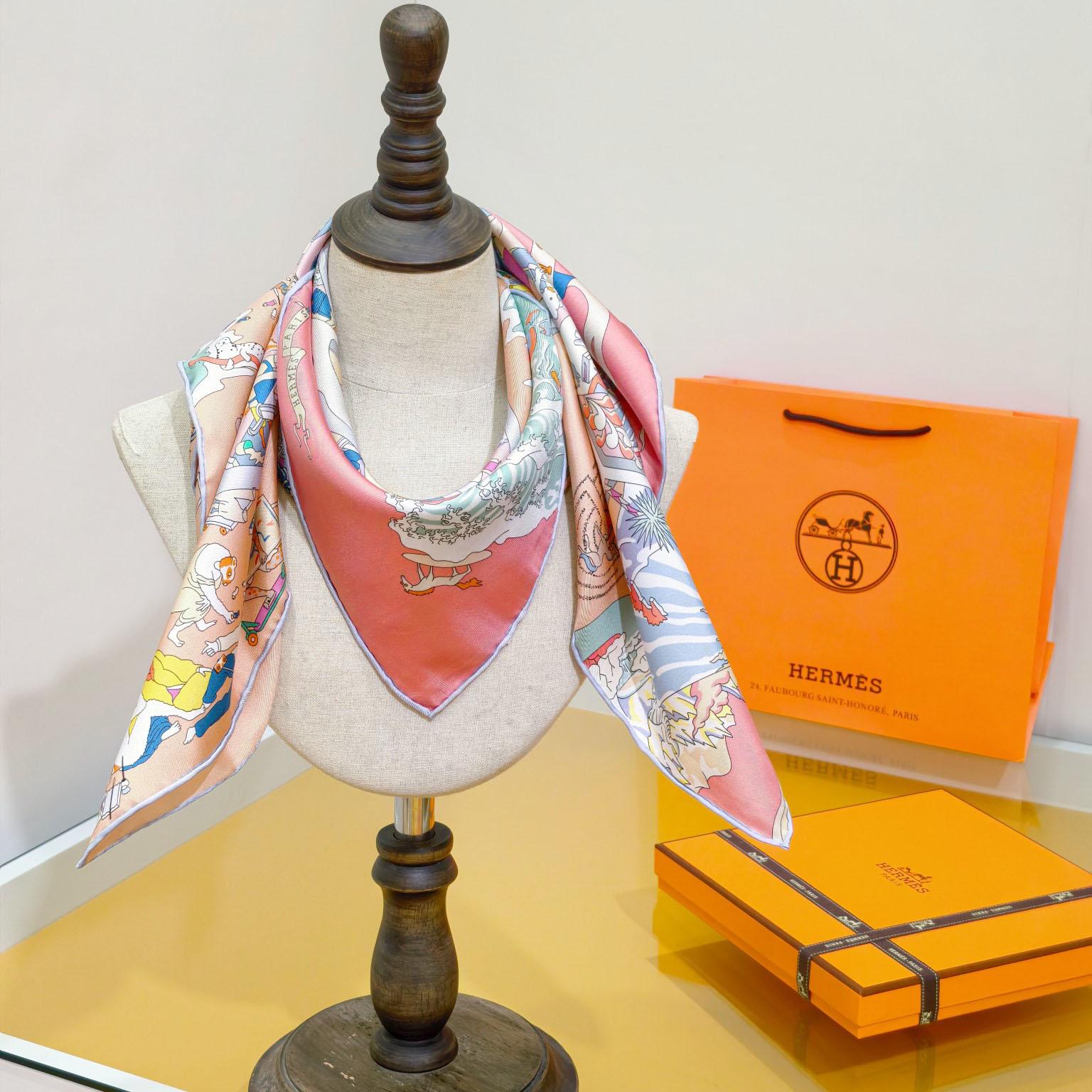 Hermes Academia Hippica Scarf 90 - DopestKickz