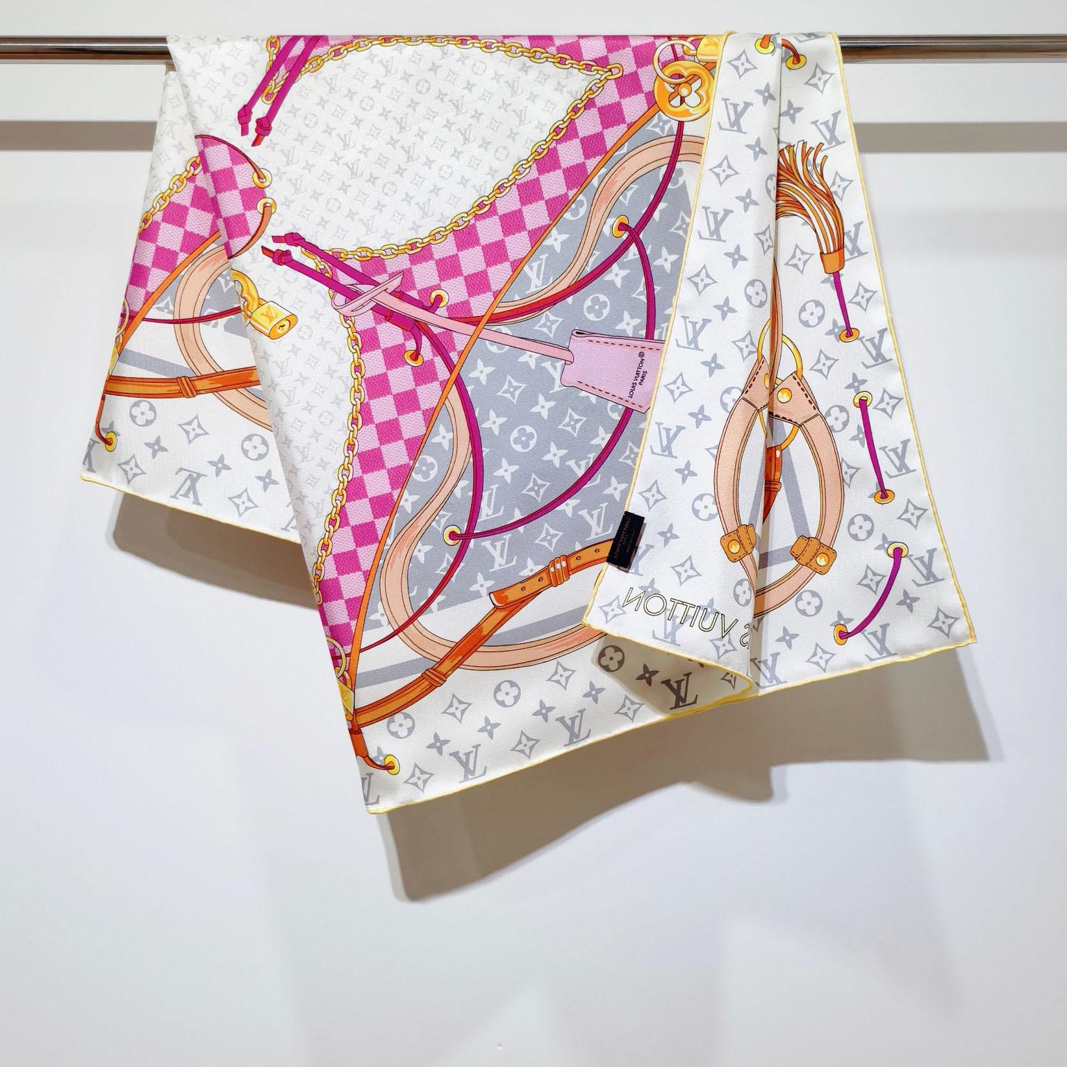 Louis Vuitton Flower And Straps Square 90 M94977 - DopestKickz