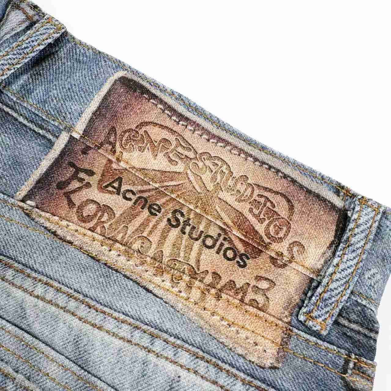 Acne Studios Ttrompe-l’œil Jeans - 1981 - DopestKickz