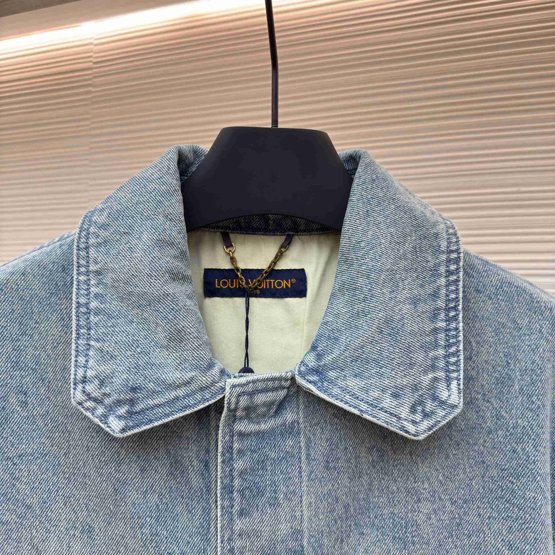 Louis Vuitton Short Sleeve Denim Workwear Shirt - DopestKickz