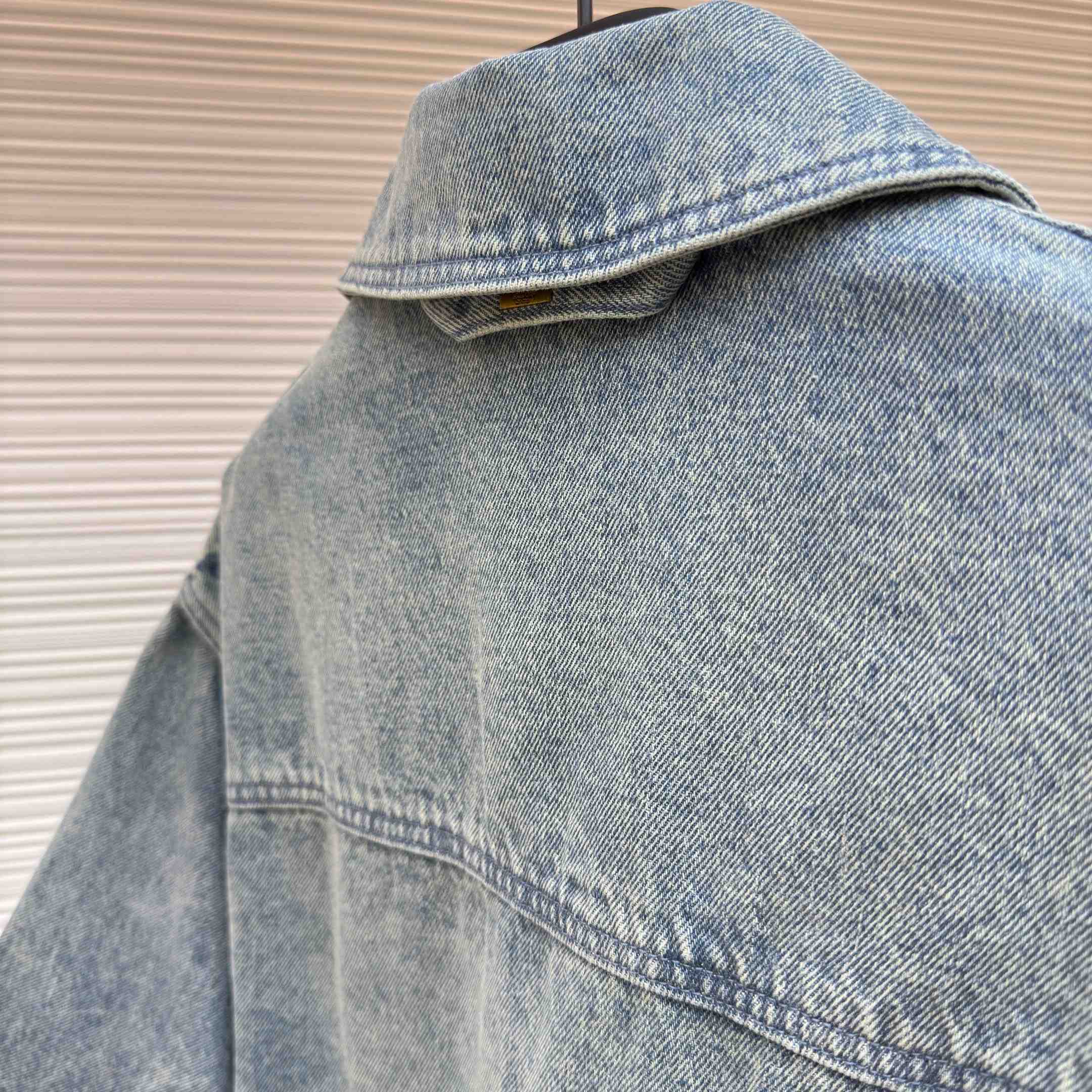 Louis Vuitton Short Sleeve Denim Workwear Shirt - DopestKickz
