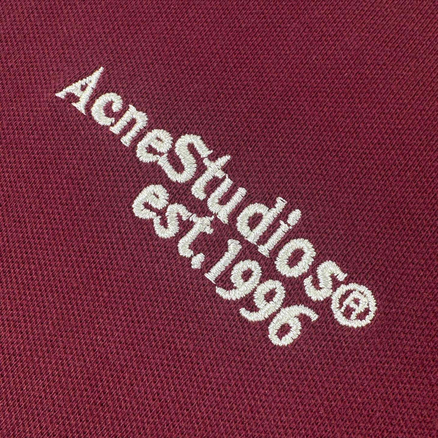 Acne Studios Washed Logo Polo - DopestKickz