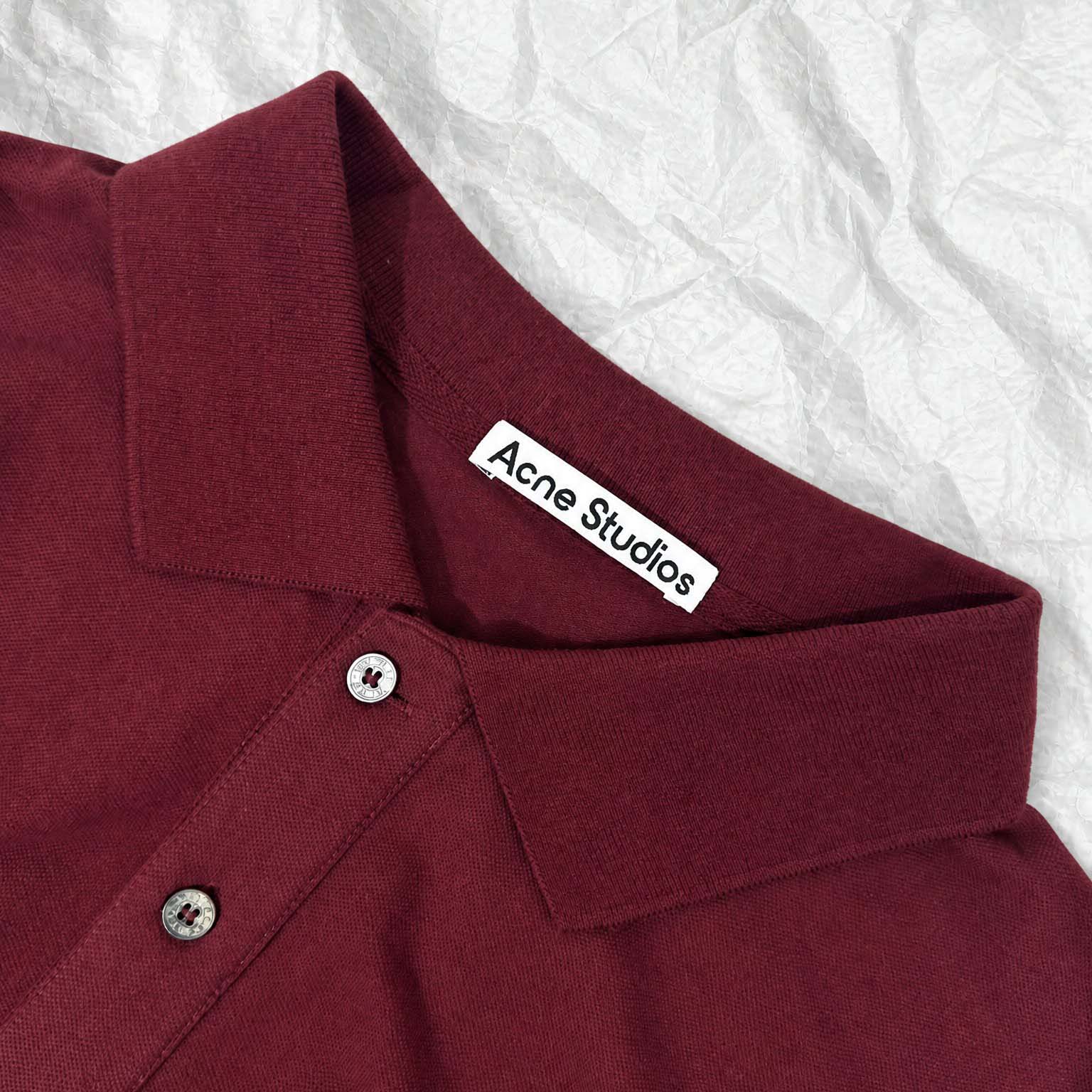 Acne Studios Washed Logo Polo - DopestKickz