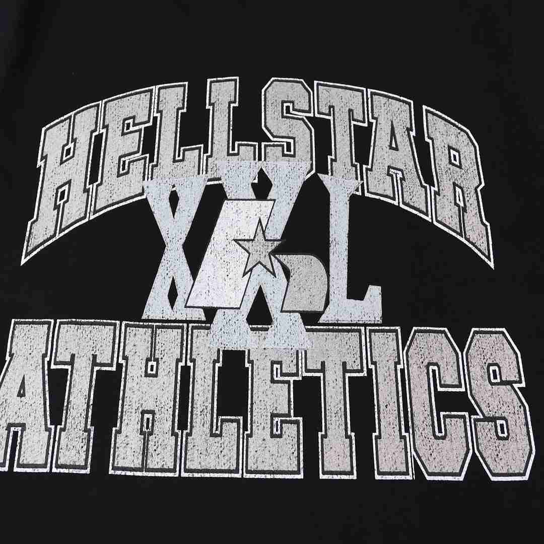Hellstar XXL Athletics Tee Black - DopestKickz