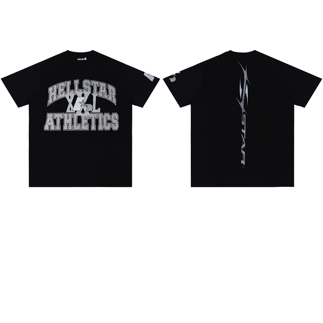 Hellstar XXL Athletics Tee Black - DopestKickz