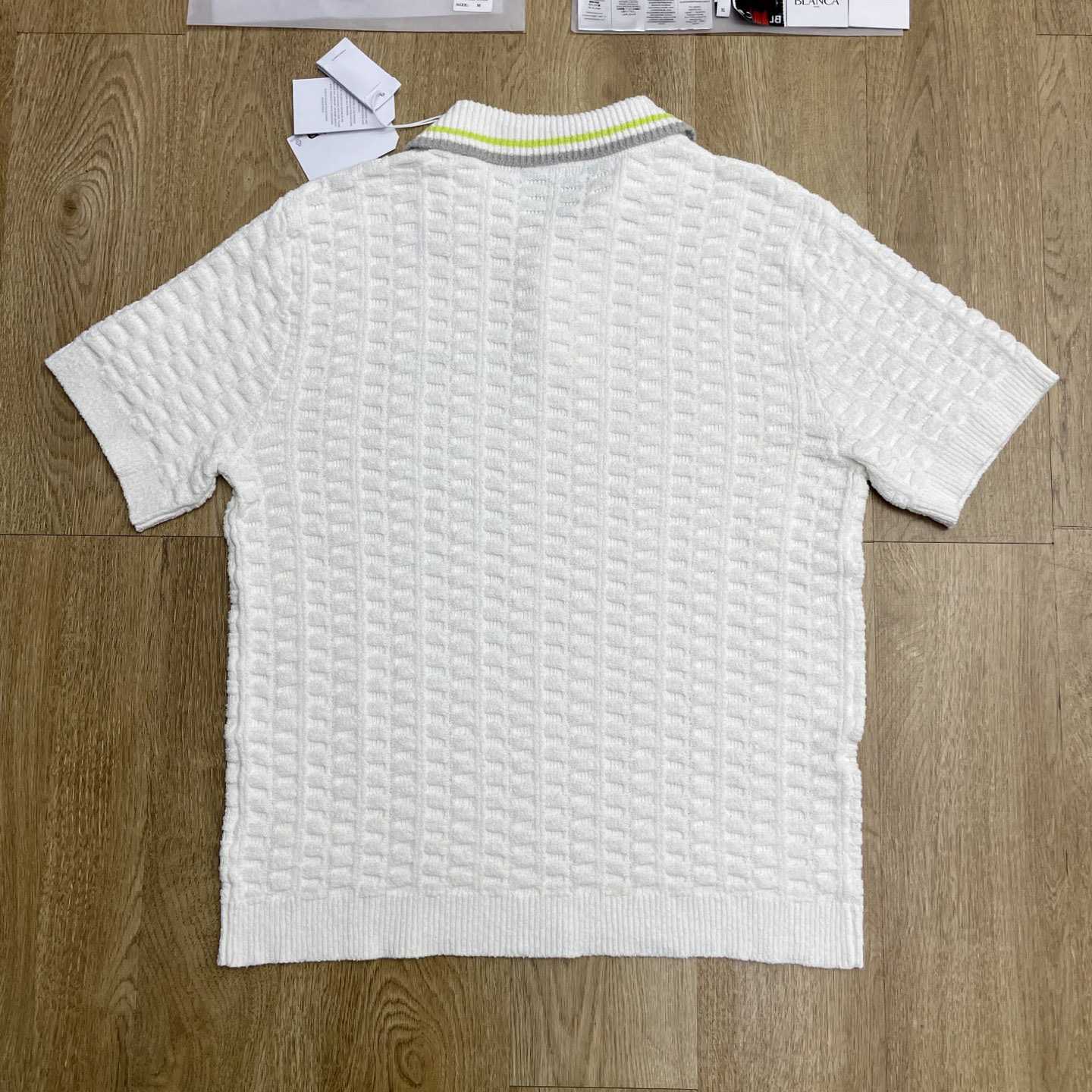 Casablanca  Tennis Boucle Polo Shirt Z6042 - DopestKickz