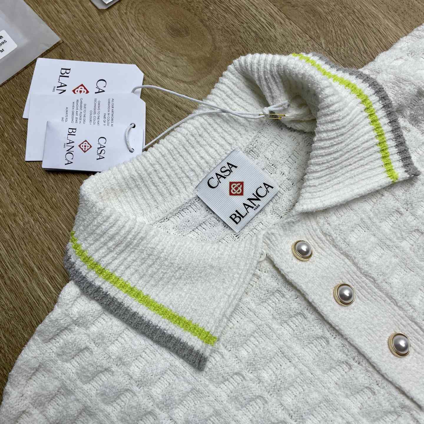Casablanca  Tennis Boucle Polo Shirt Z6042 - DopestKickz