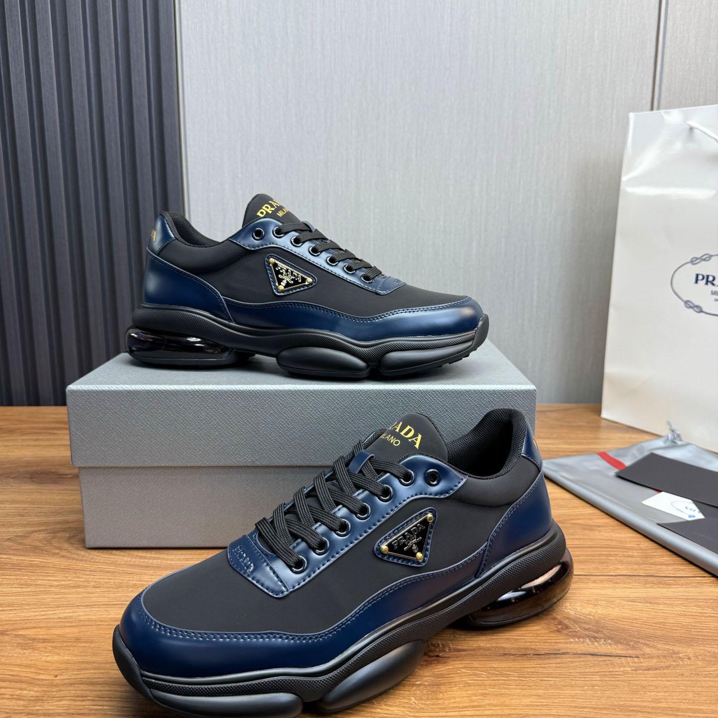 Prada Leather Sneakers - DopestKickz