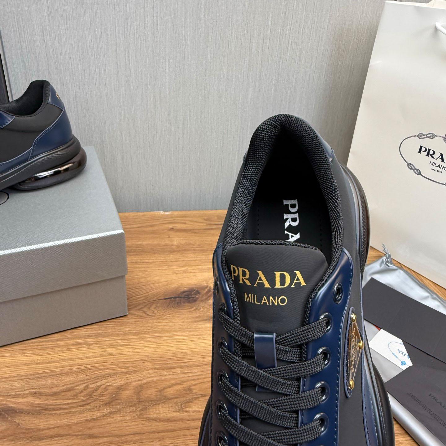 Prada Leather Sneakers - DopestKickz