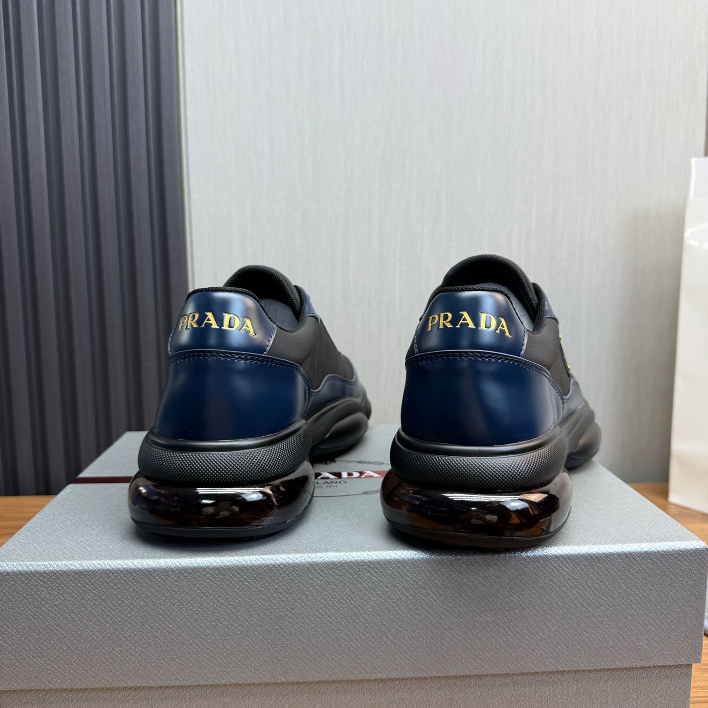 Prada Leather Sneakers - DopestKickz