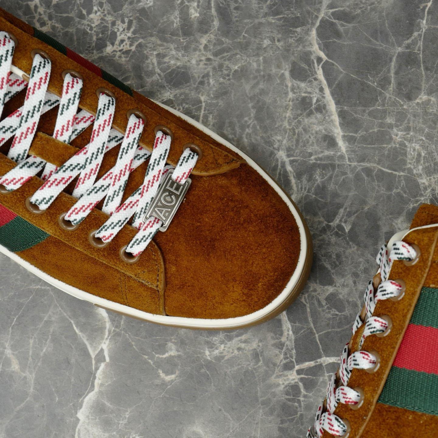 Gucci Ace Sneaker With Web - DopestKickz