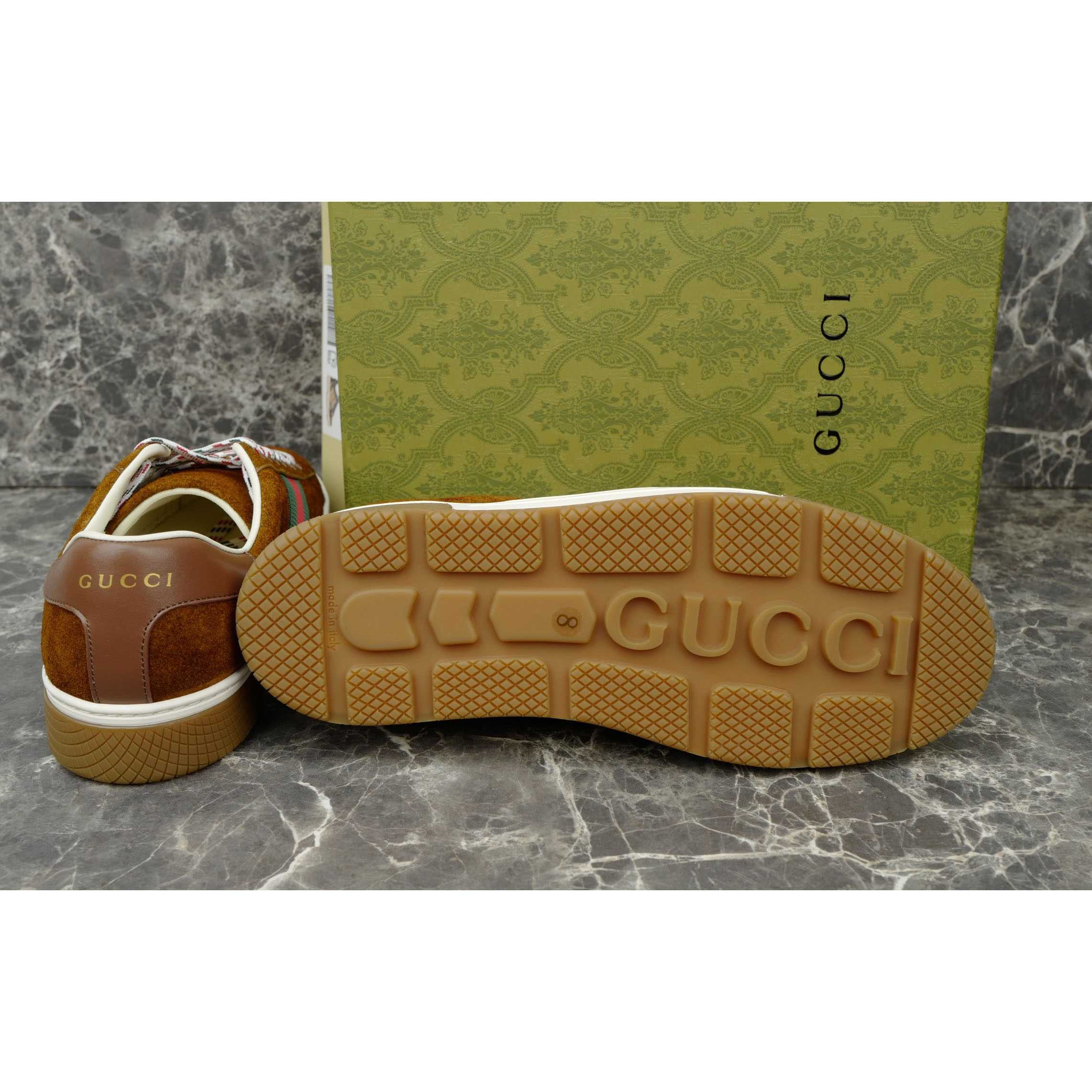 Gucci Ace Sneaker With Web - DopestKickz