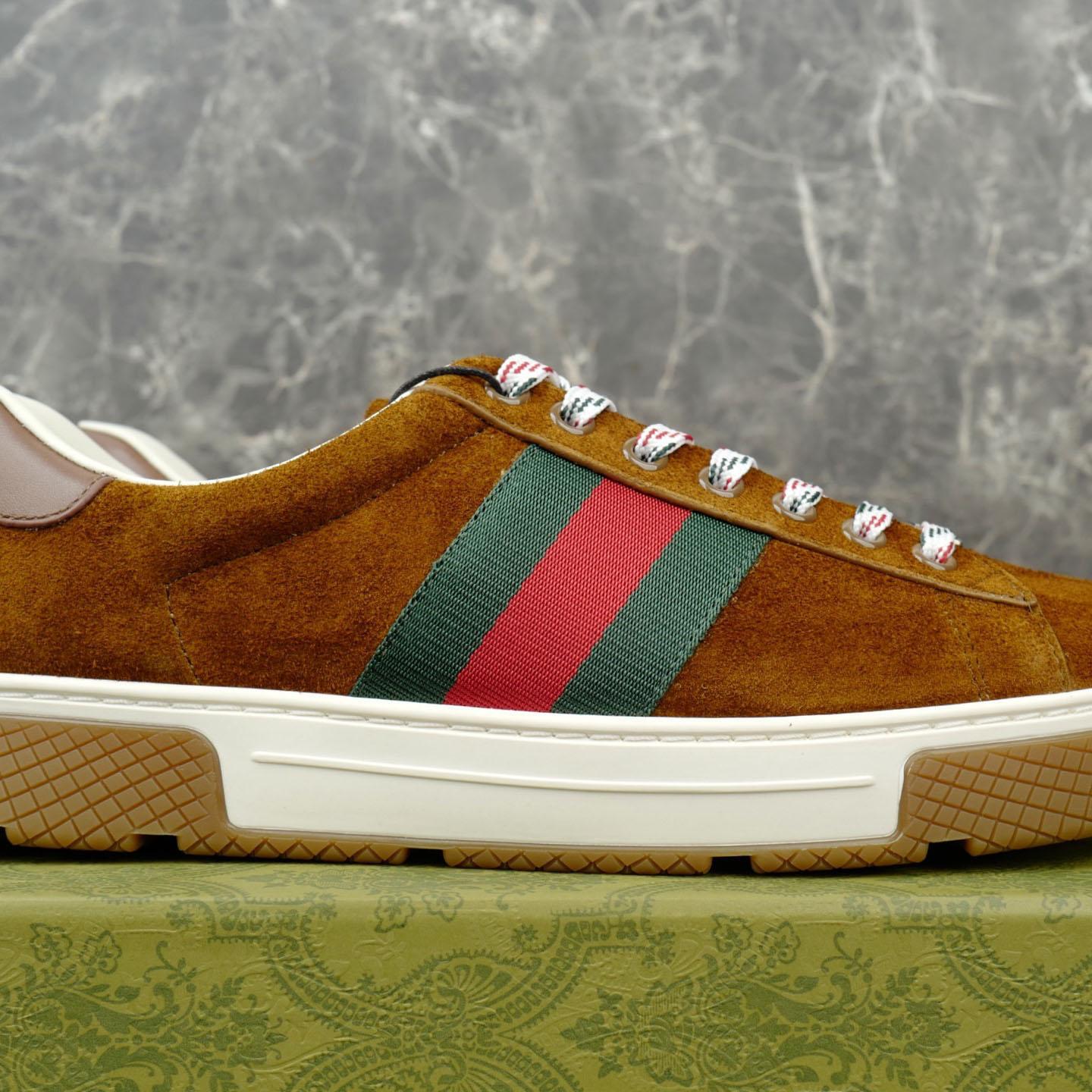 Gucci Ace Sneaker With Web - DopestKickz
