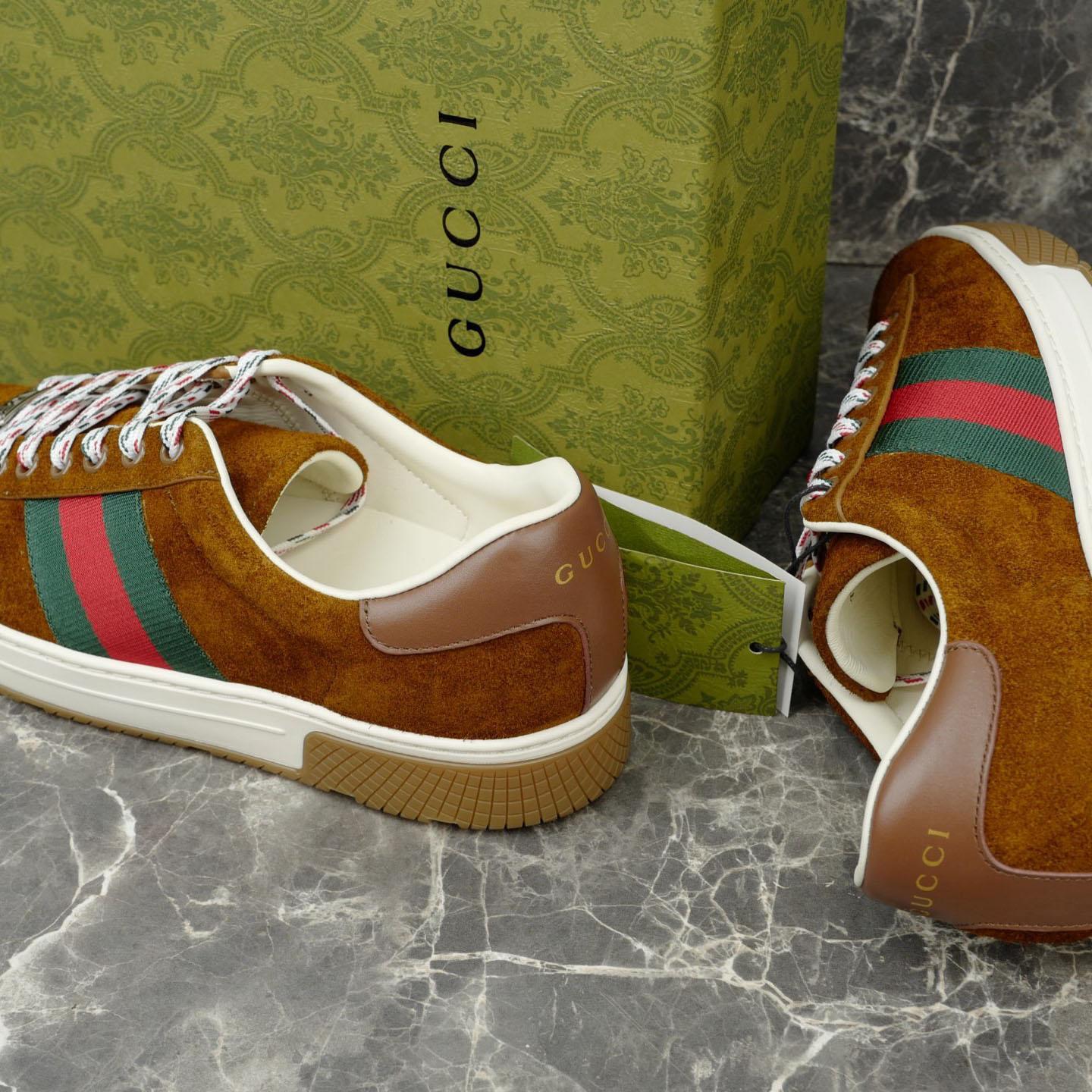 Gucci Ace Sneaker With Web - DopestKickz