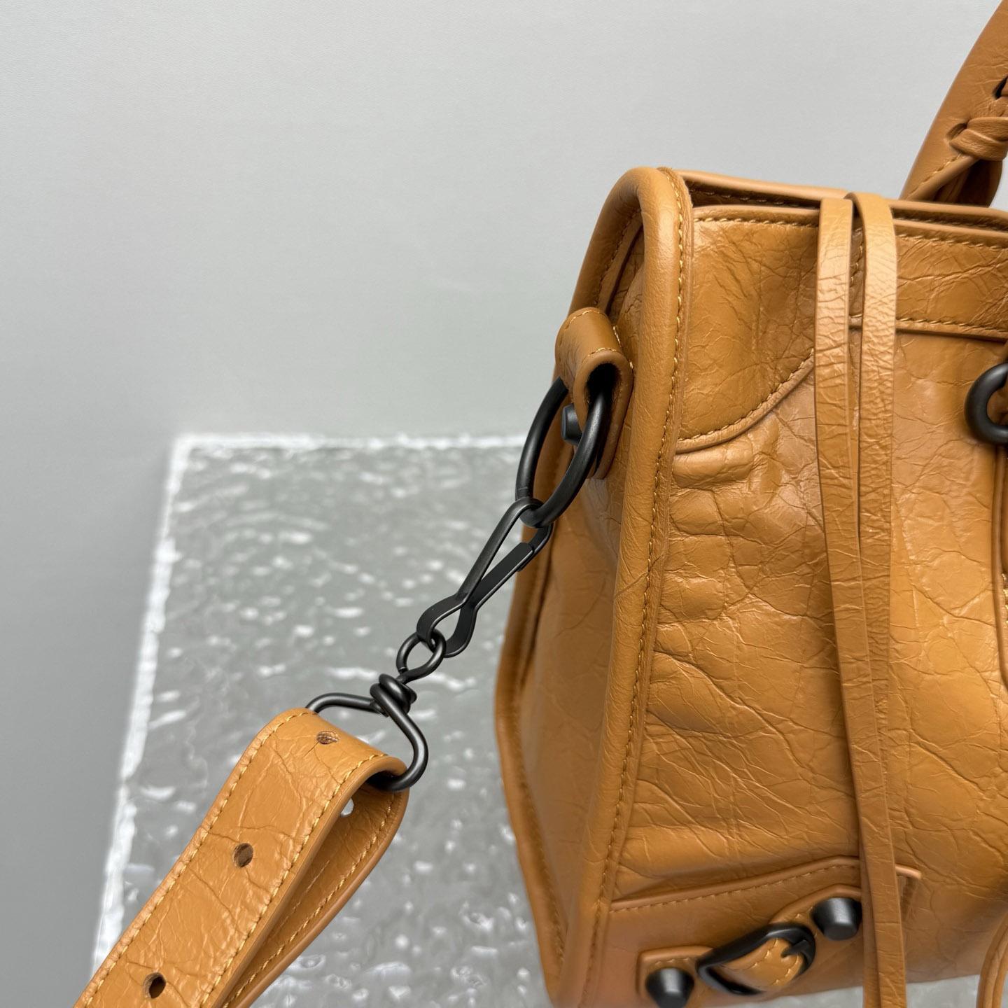 Balenciaga  Le City Bag Small In Camel - DopestKickz