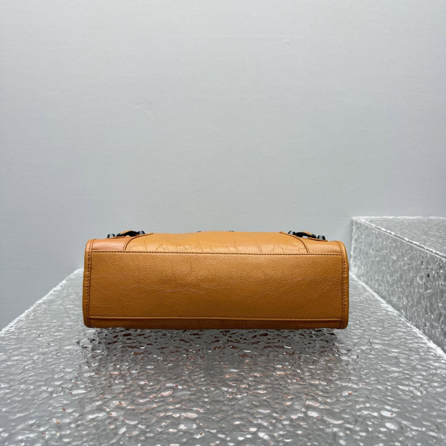 Balenciaga  Le City Bag Small In Camel - DopestKickz