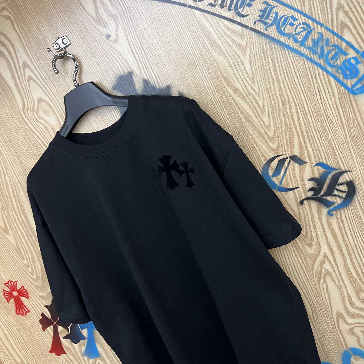 Chrome Hearts Triple Cross T-Shirt 'Black' - DopestKickz