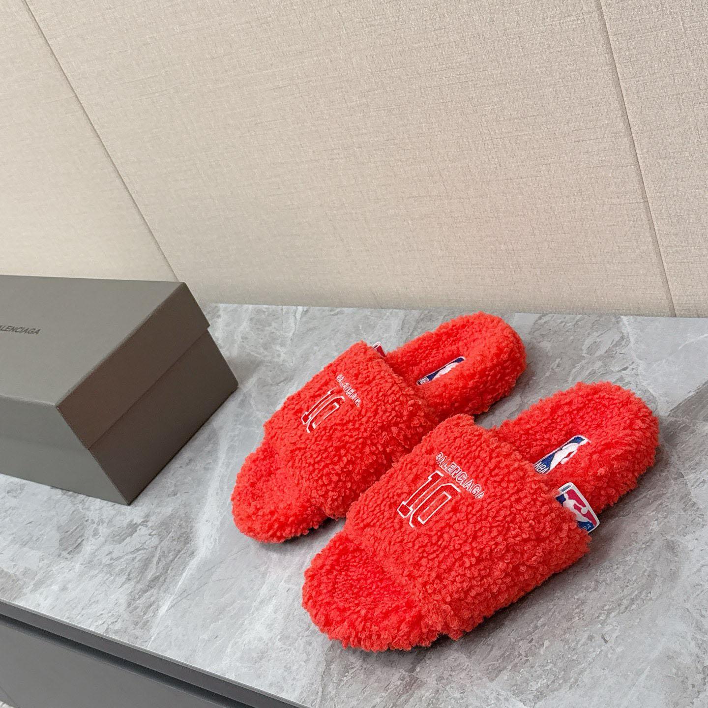 Balenciaga | Nba Collaboration Furry Open Mule - DopestKickz