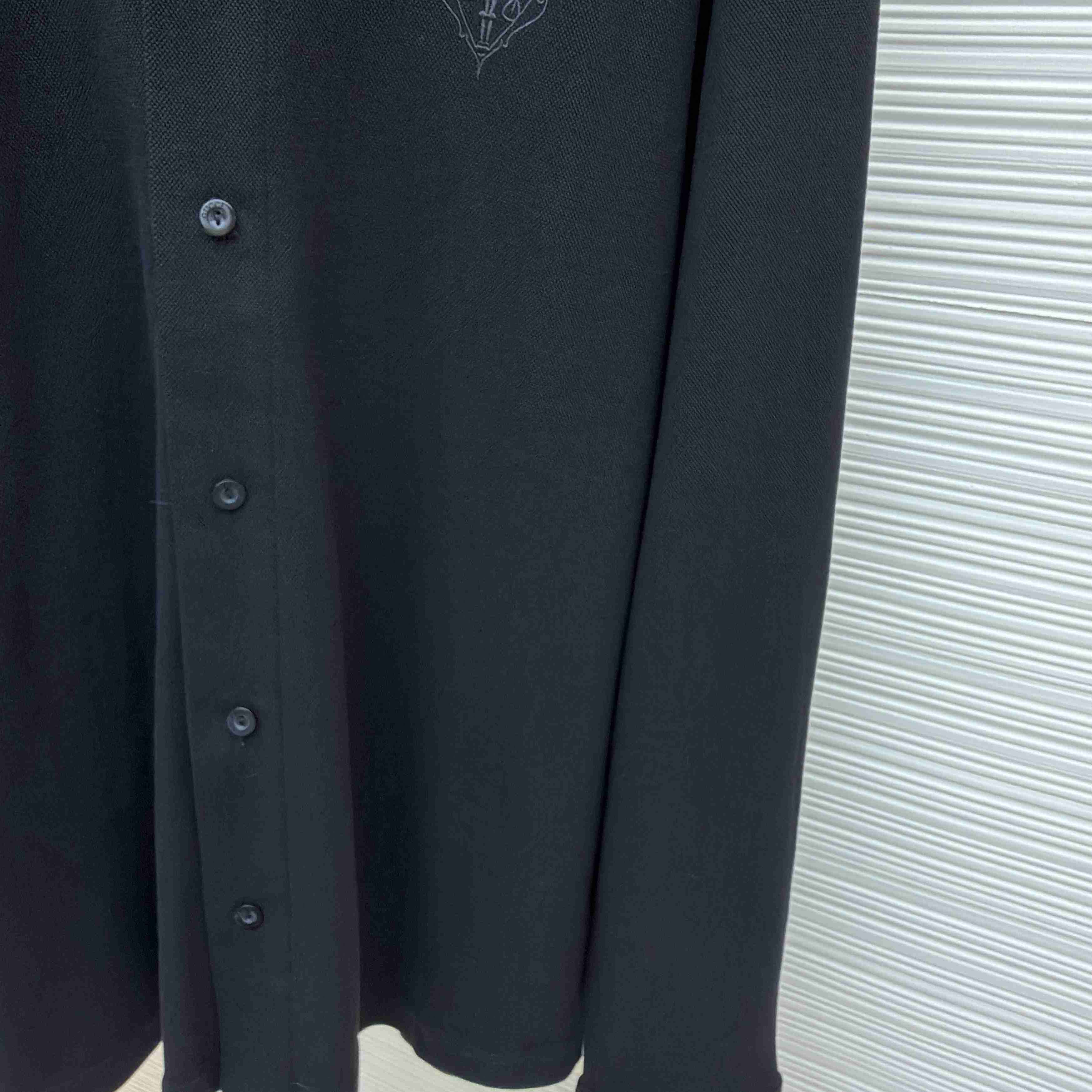 Gucci Cotton Piquet Shirt With Embroidery - DopestKickz