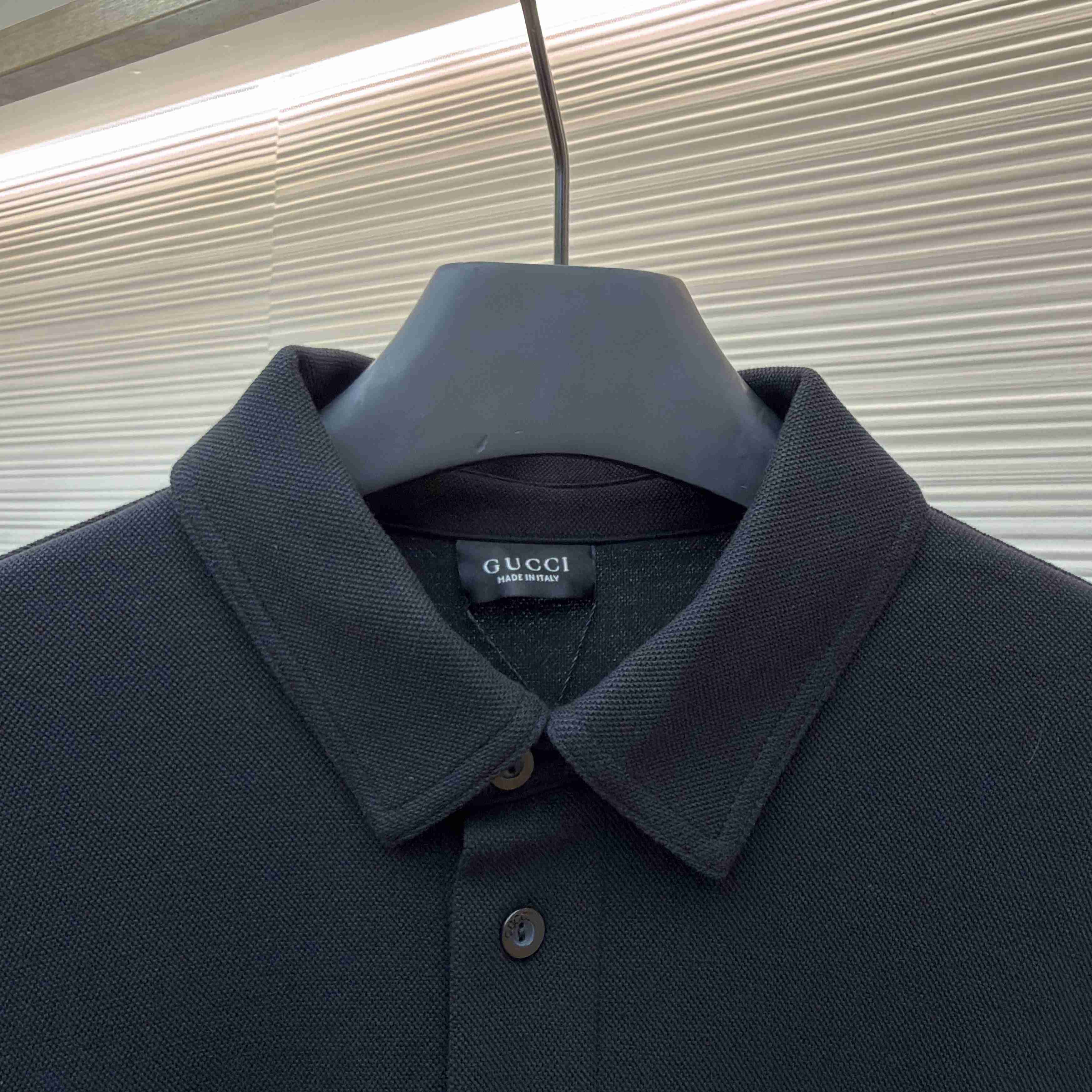 Gucci Cotton Piquet Shirt With Embroidery - DopestKickz