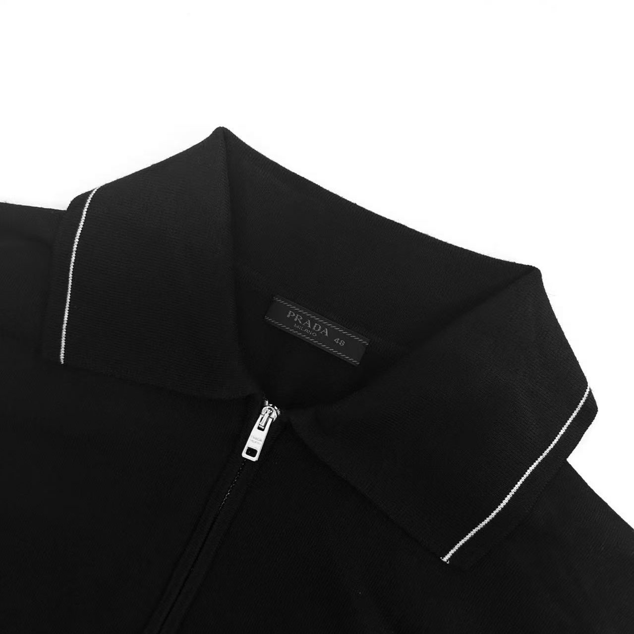 Prada Wool Polo Shirt   - DopestKickz