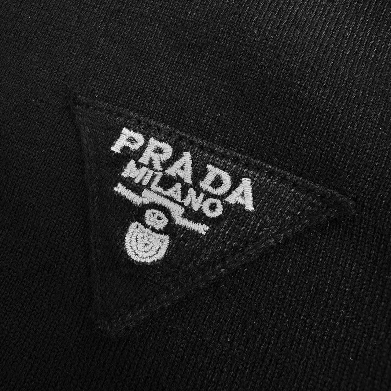 Prada Wool Polo Shirt   - DopestKickz