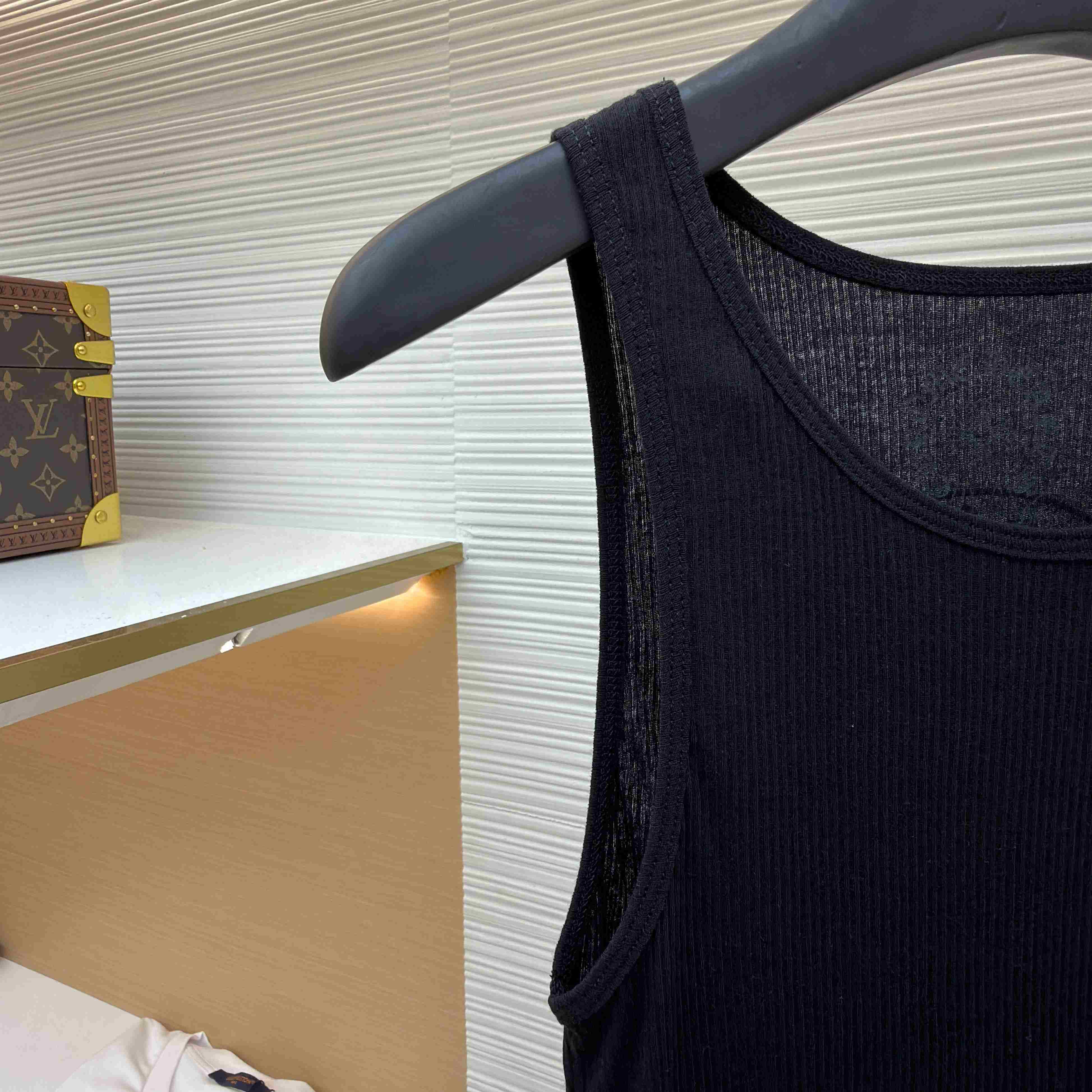 Chrome Hearts Black Horseshoe Logo Tank Top - DopestKickz