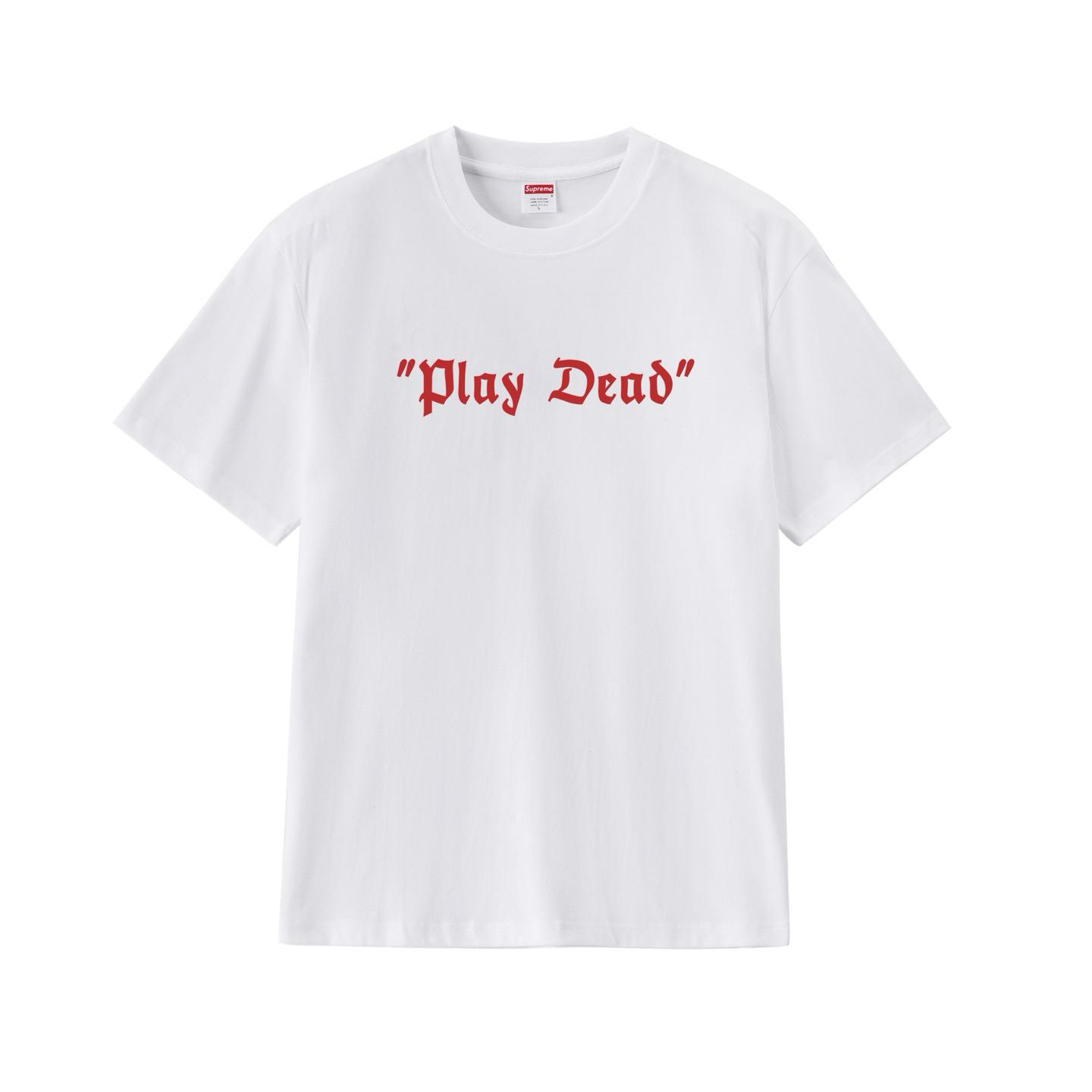Supreme Play Dead Tee 'White' - DopestKickz