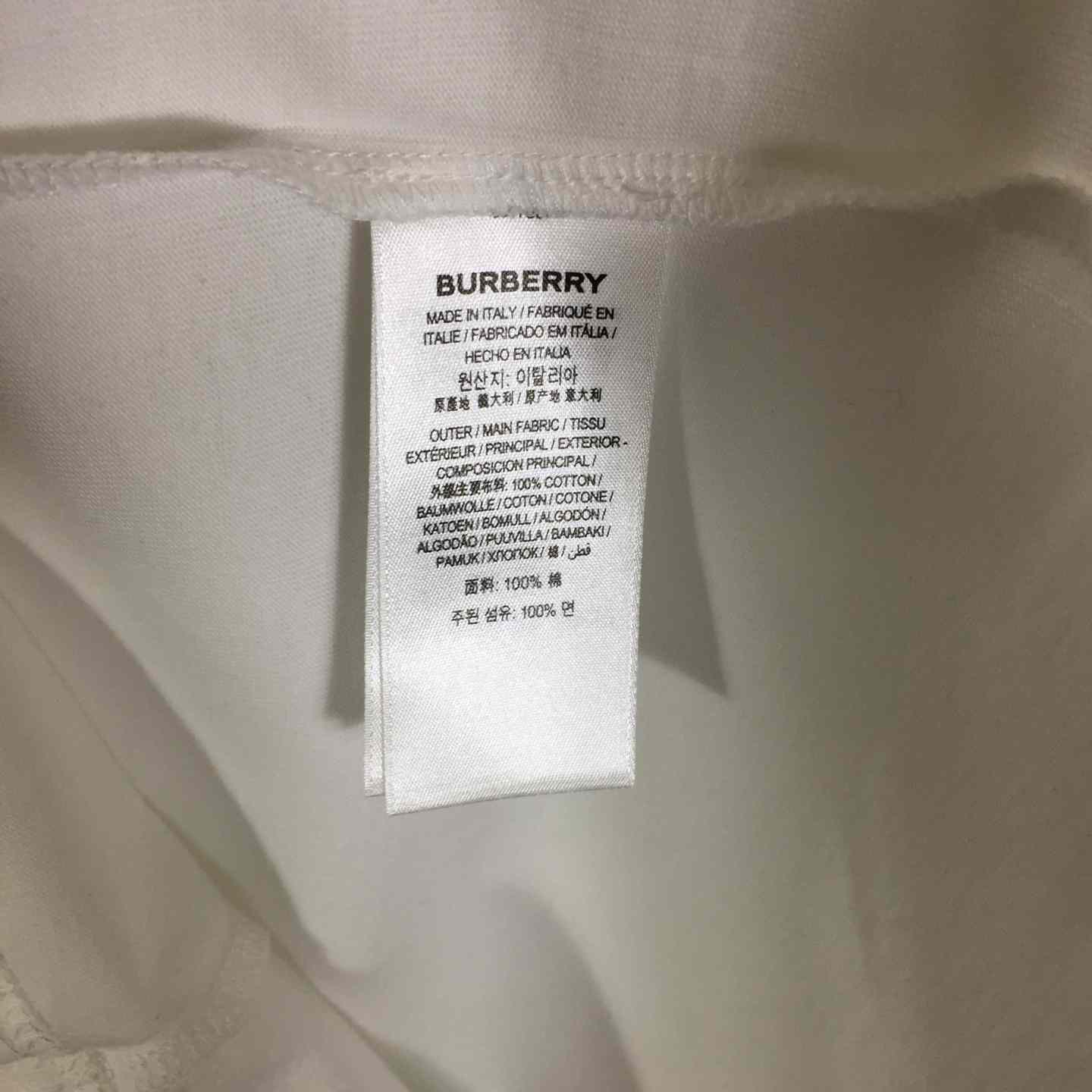 Burberry Check Flag Cotton T-shirt - DopestKickz