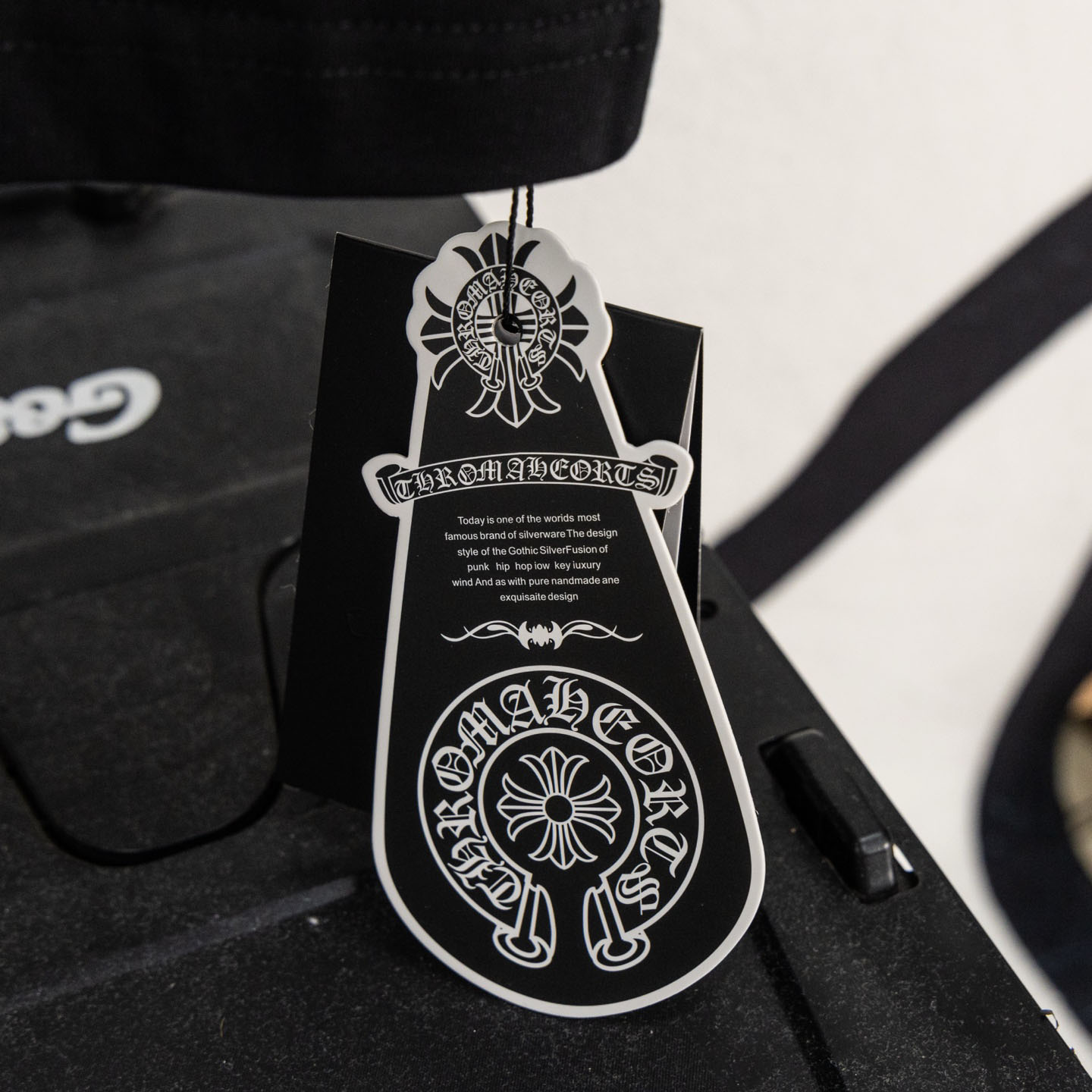 Chrome Hearts Scroll Osaka T-Shirt 'Black' - DopestKickz