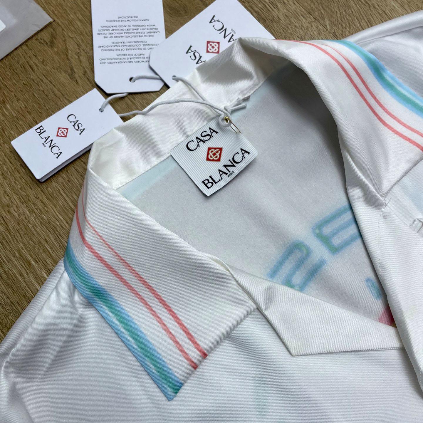 Casablanca Graphic-Print Silk Shirt  CA3576 - DopestKickz