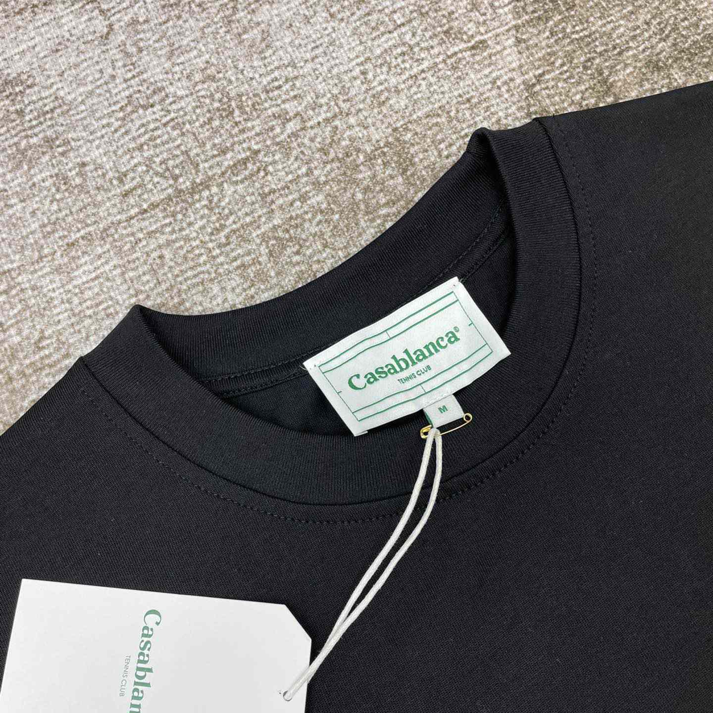 Casablanca For The Peace Gradient Printed T-Shirt 'Black' CA5072 - DopestKickz