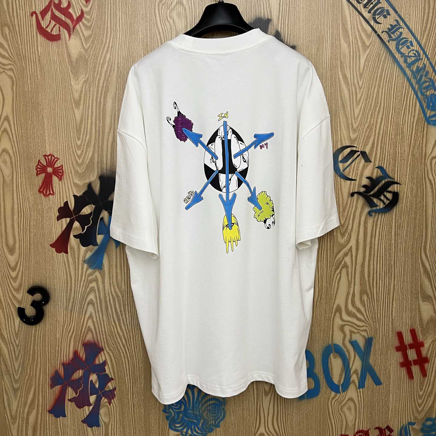Chrome Hearts Matty Boy Anti Promo White Tee - DopestKickz