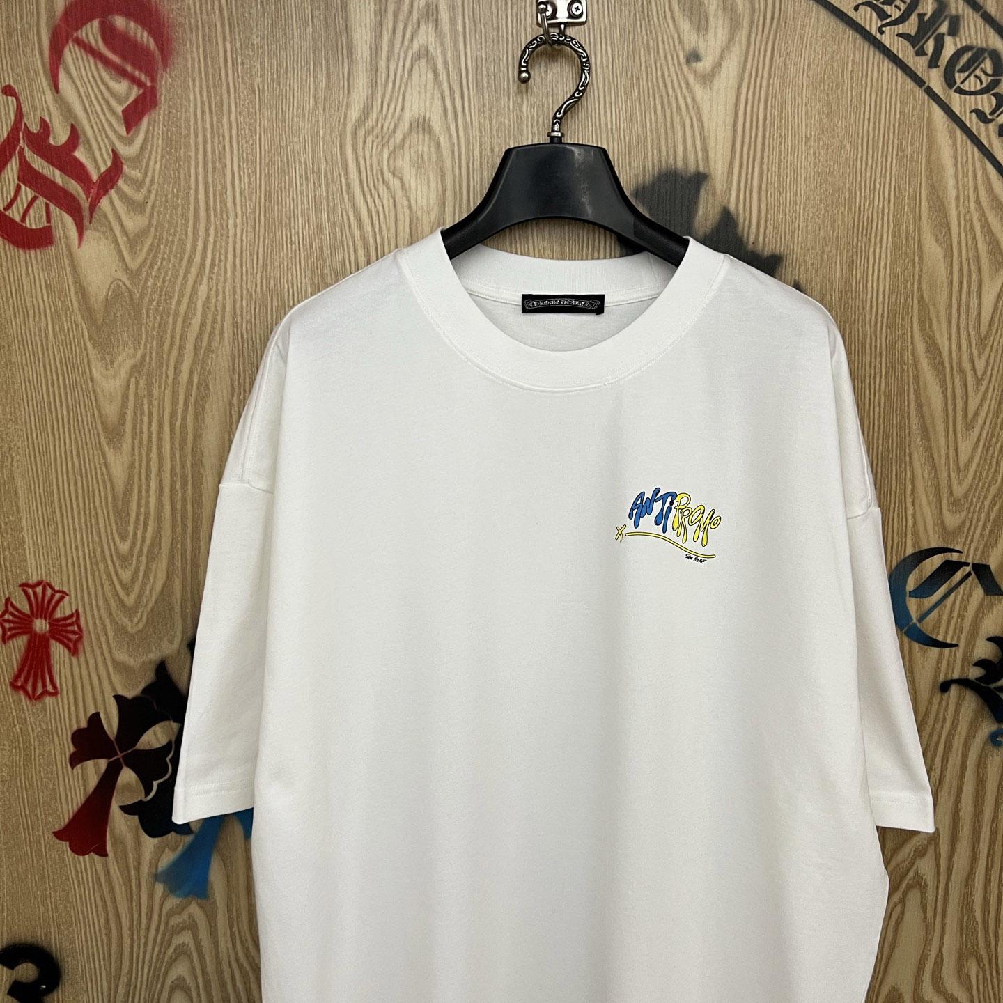 Chrome Hearts Matty Boy Anti Promo White Tee - DopestKickz