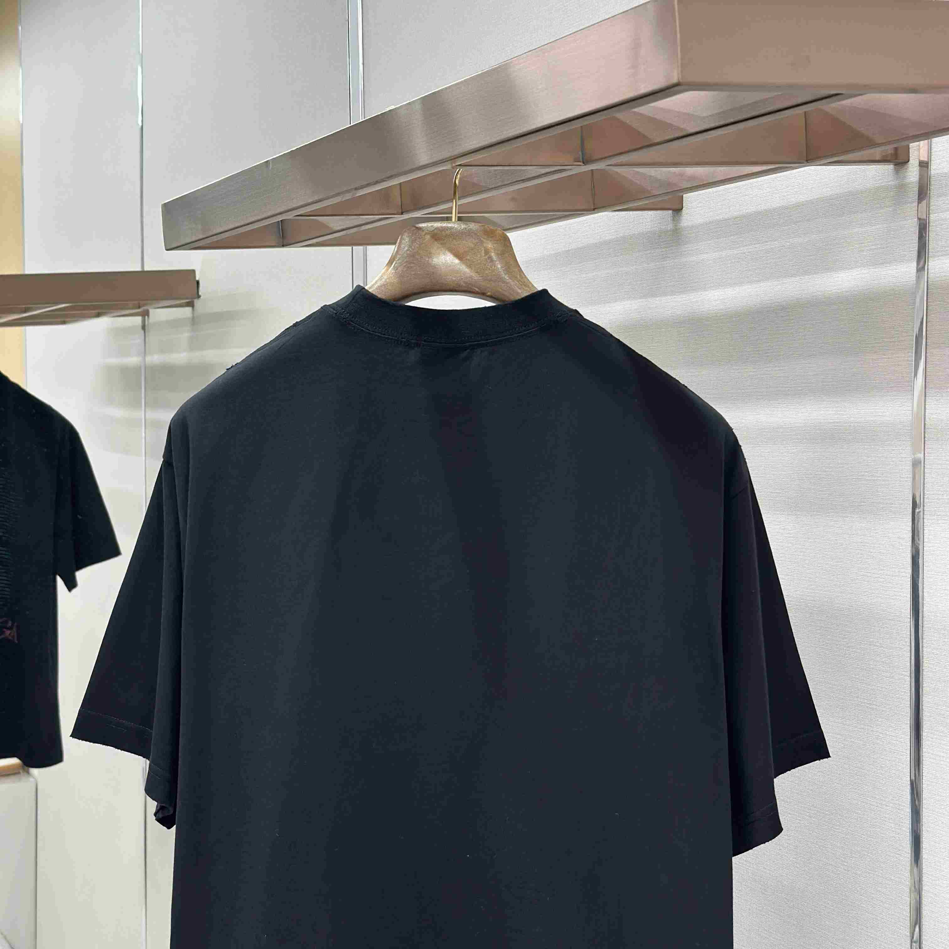 Balenciaga Printed Cotton-Jersey T-Shirt - DopestKickz
