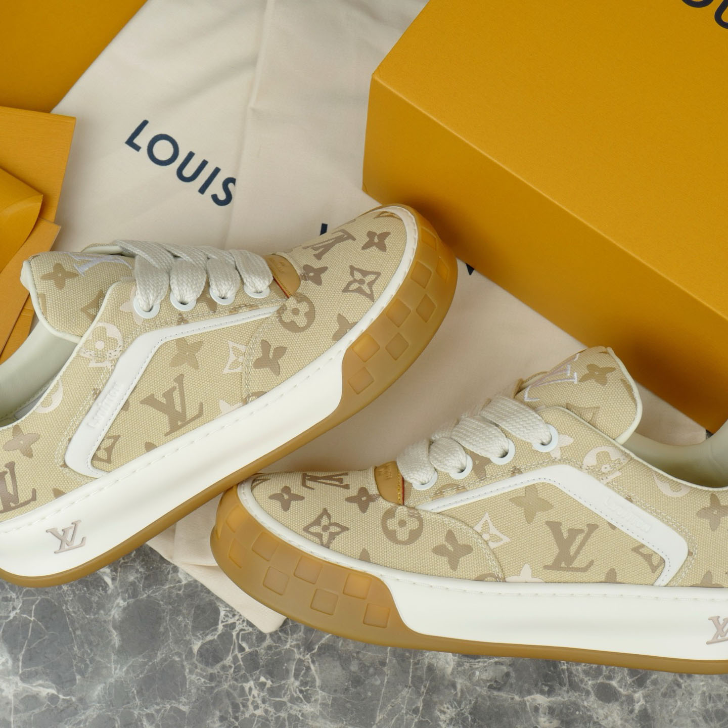 Louis Vuitton LV Tilted Sneaker 1AK81O - DopestKickz