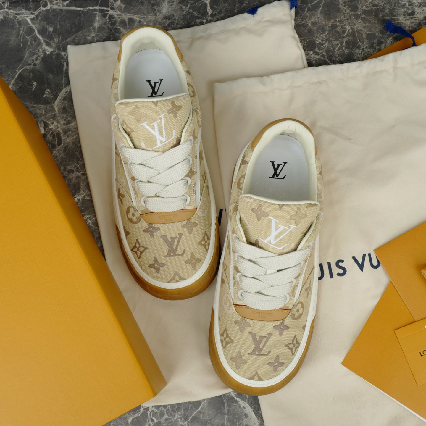 Louis Vuitton LV Tilted Sneaker 1AK81O - DopestKickz
