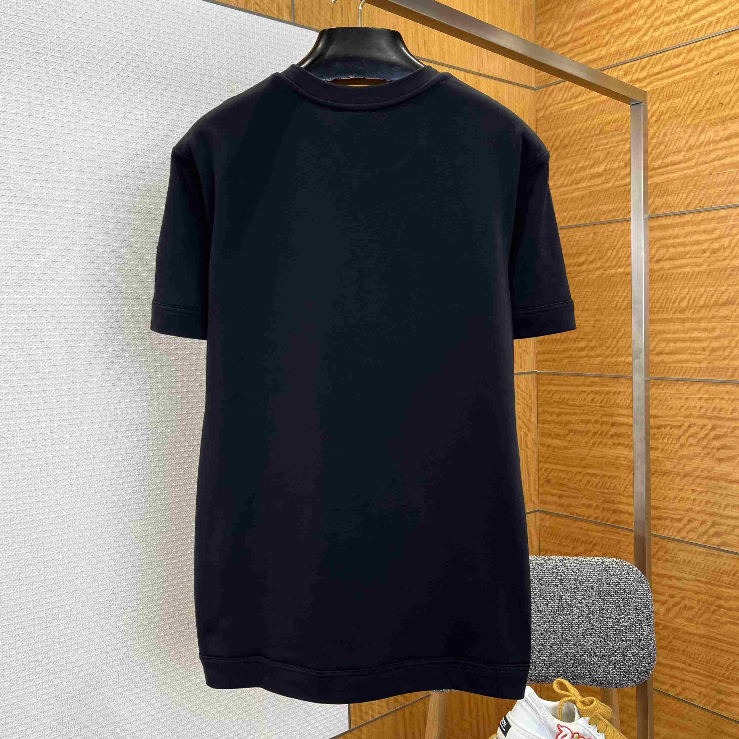 Moncler Leather-Trimmed Cotton T-Shirt - DopestKickz