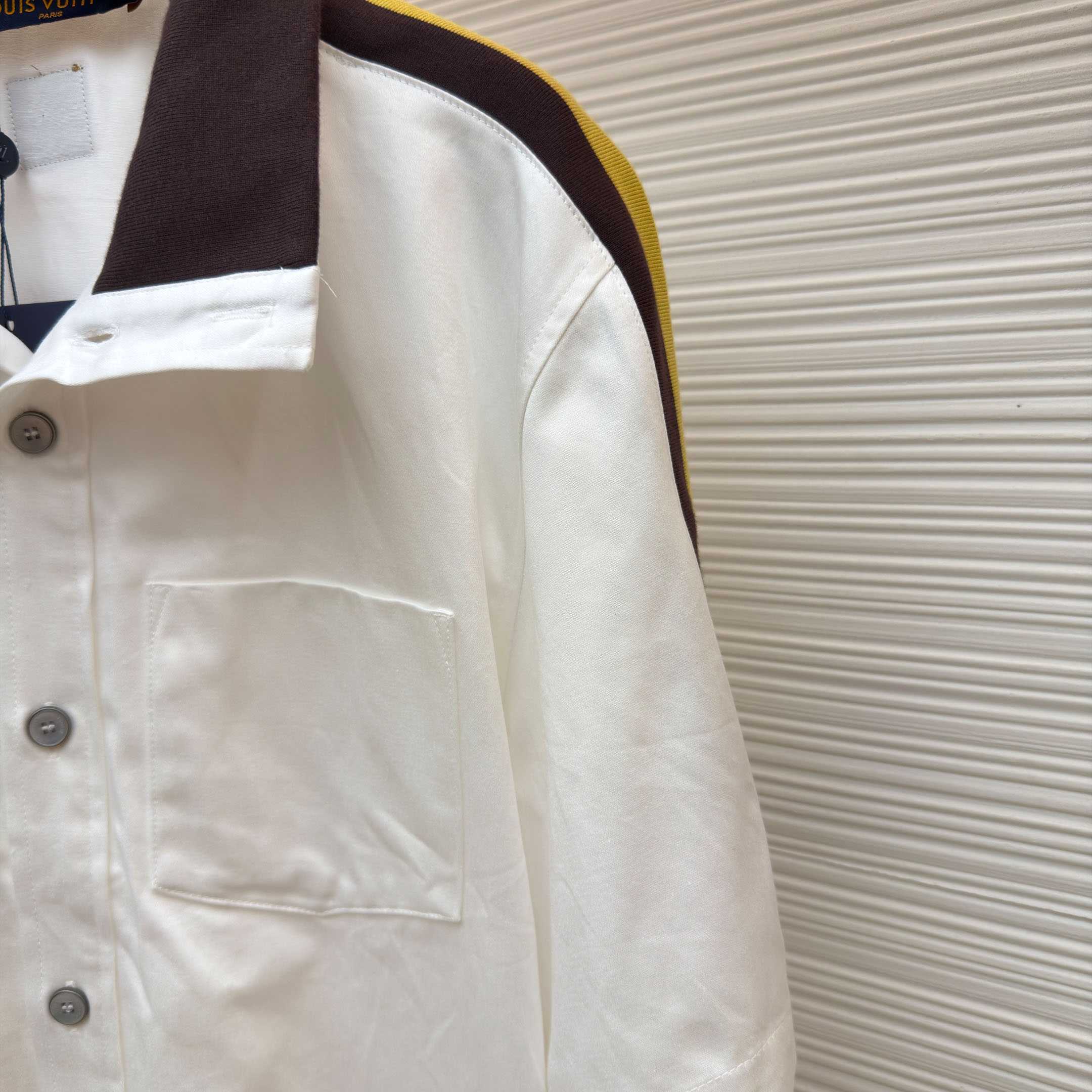 Louis Vuitton Bicolor Warm Up Short-Sleeved Shirt 1AJRET - DopestKickz