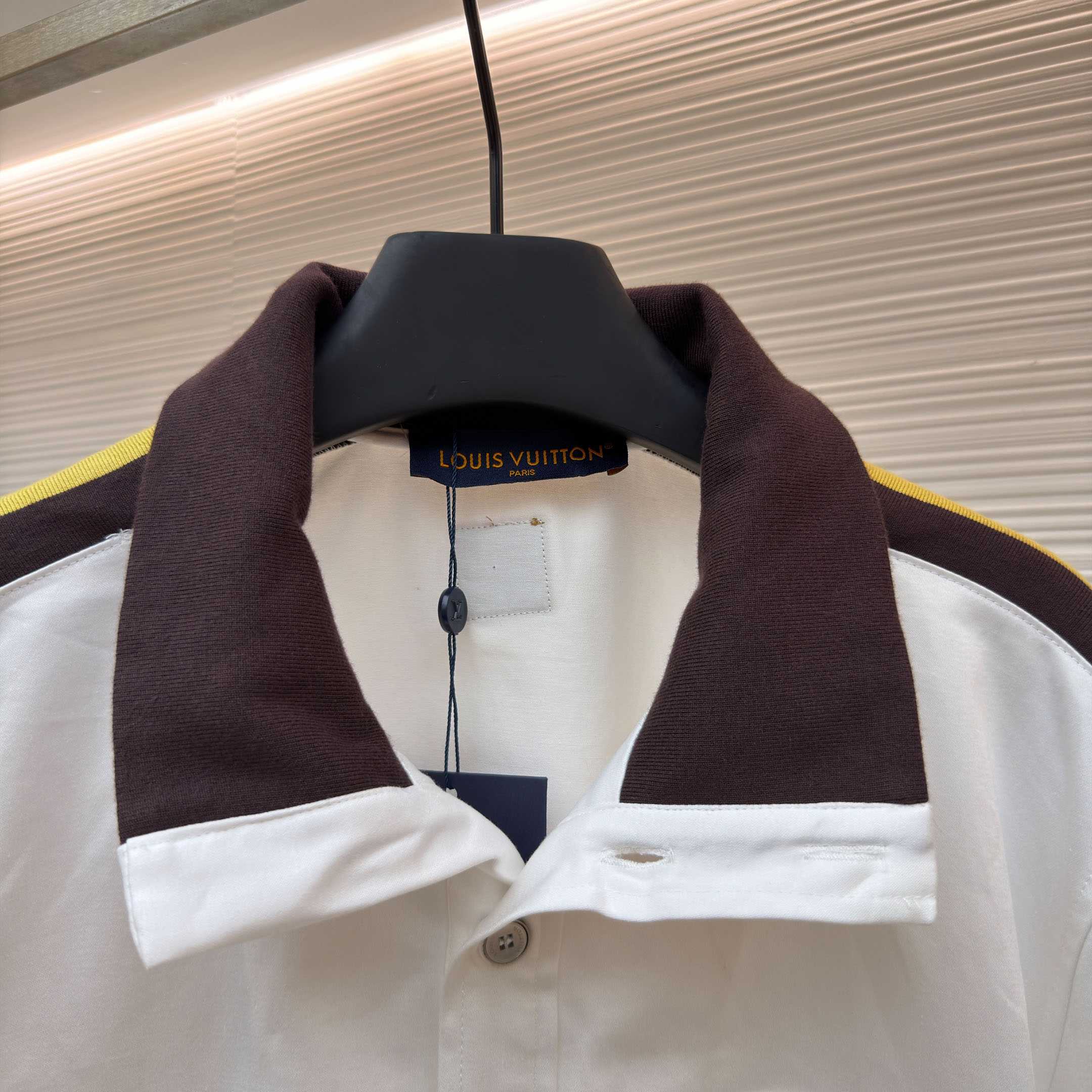 Louis Vuitton Bicolor Warm Up Short-Sleeved Shirt 1AJRET - DopestKickz