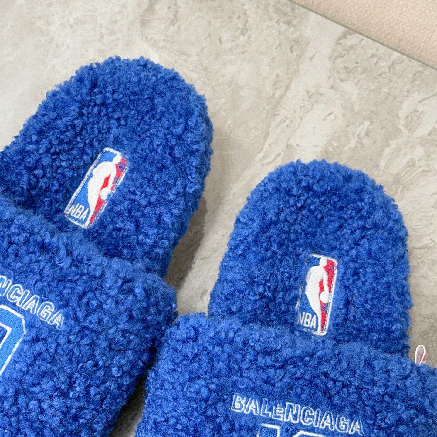 Balenciaga | Nba Collaboration Furry Open Mule - DopestKickz