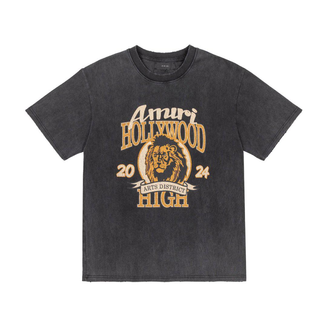 Amiri High Lion Skater Tee 'Black' - DopestKickz