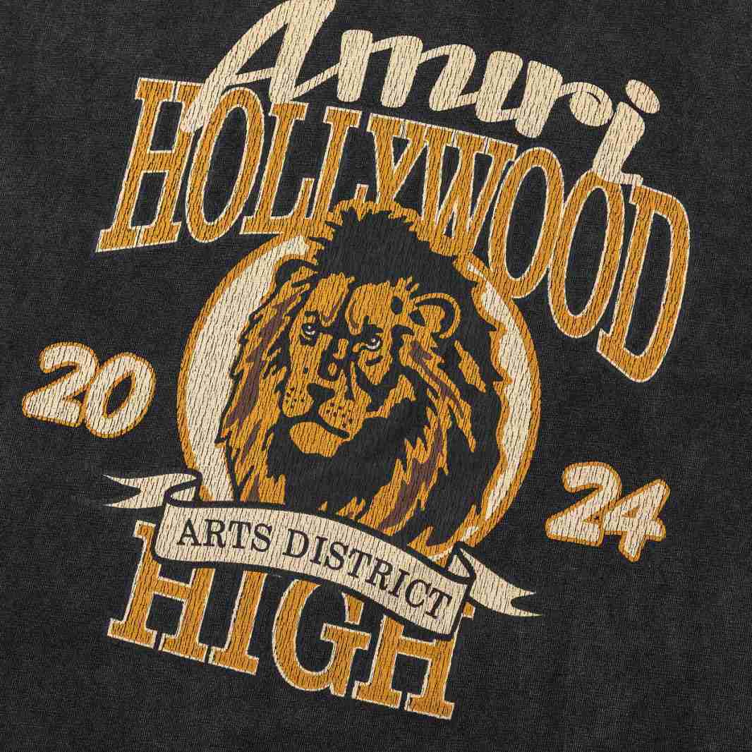Amiri High Lion Skater Tee 'Black' - DopestKickz