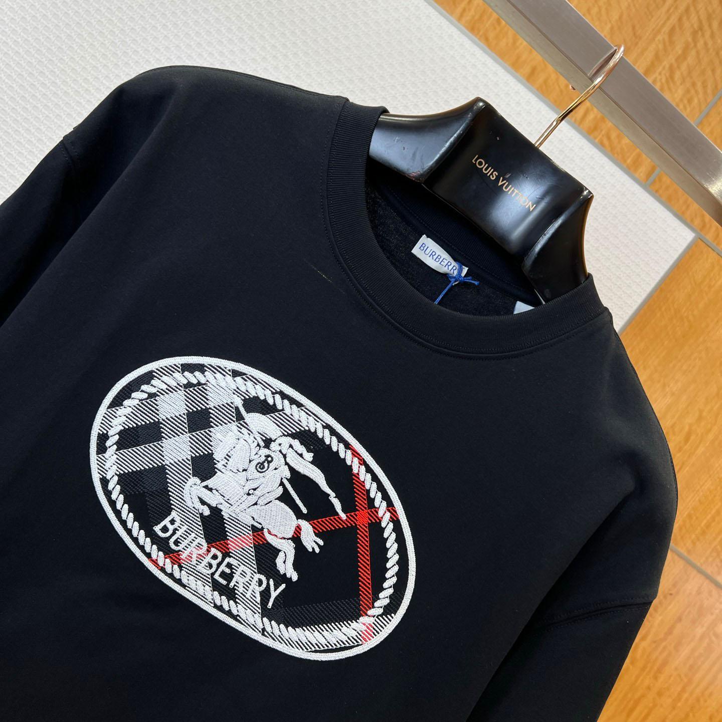 Burberry Check Knight Stamp Cotton T-shirt - DopestKickz
