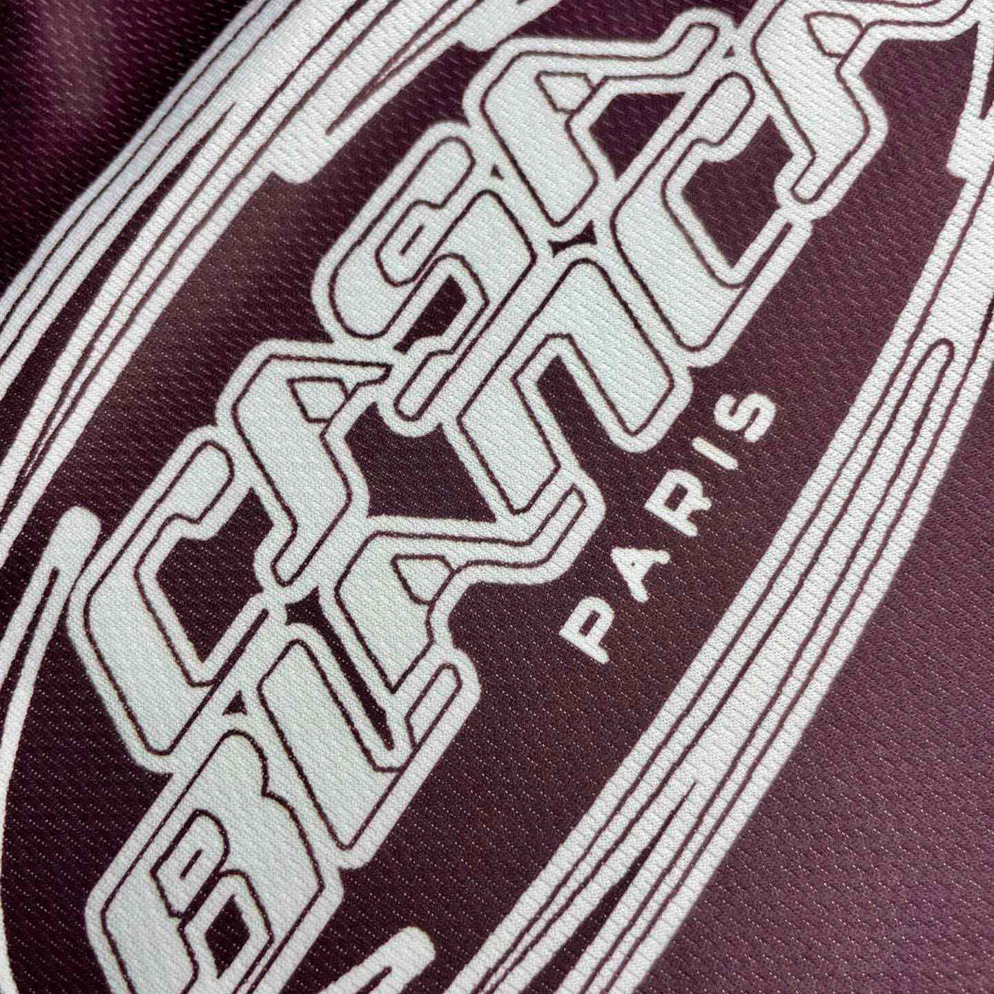 Casablanca Aubergine Gradient Short Sleeve Football Jersey   C1141 - DopestKickz