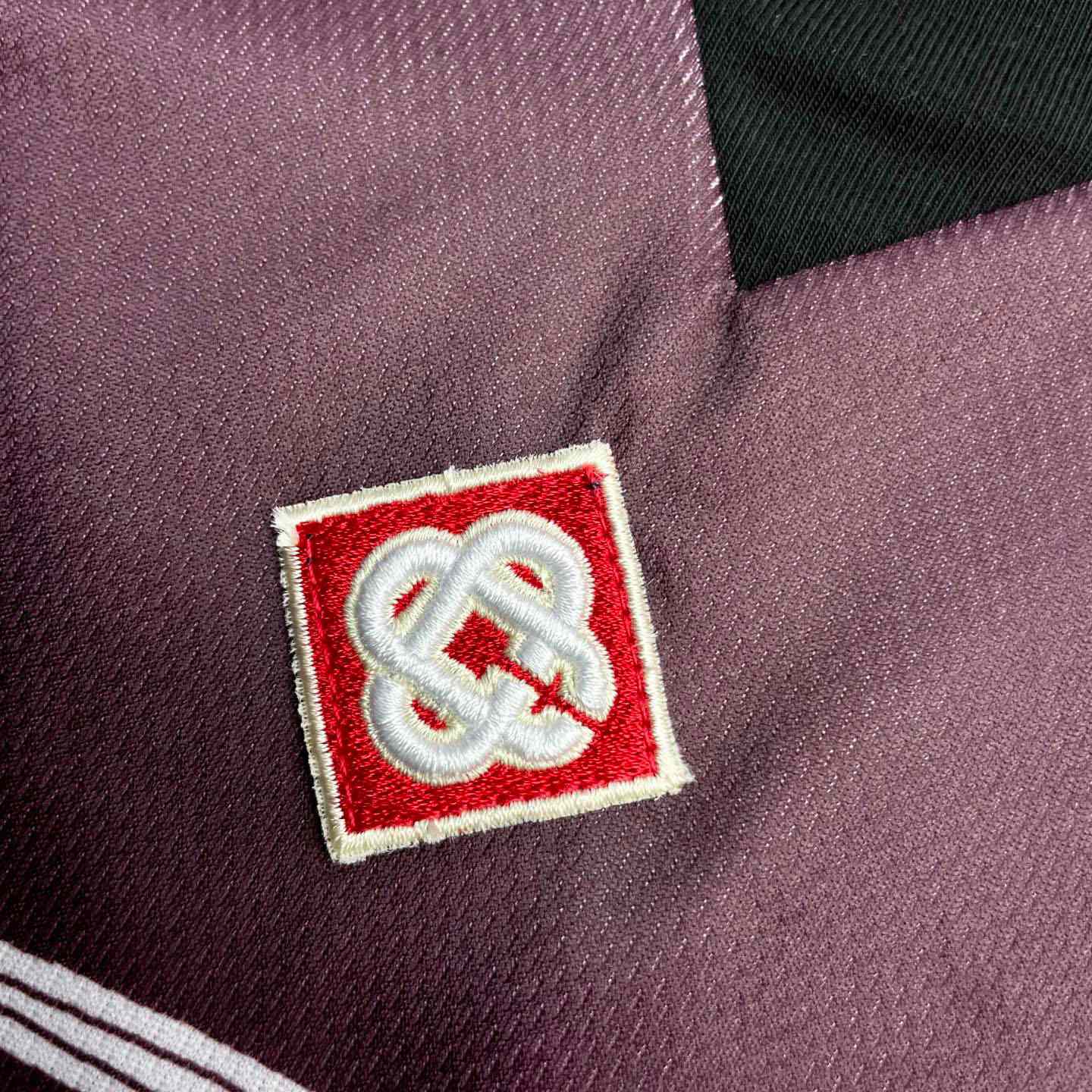 Casablanca Aubergine Gradient Short Sleeve Football Jersey   C1141 - DopestKickz