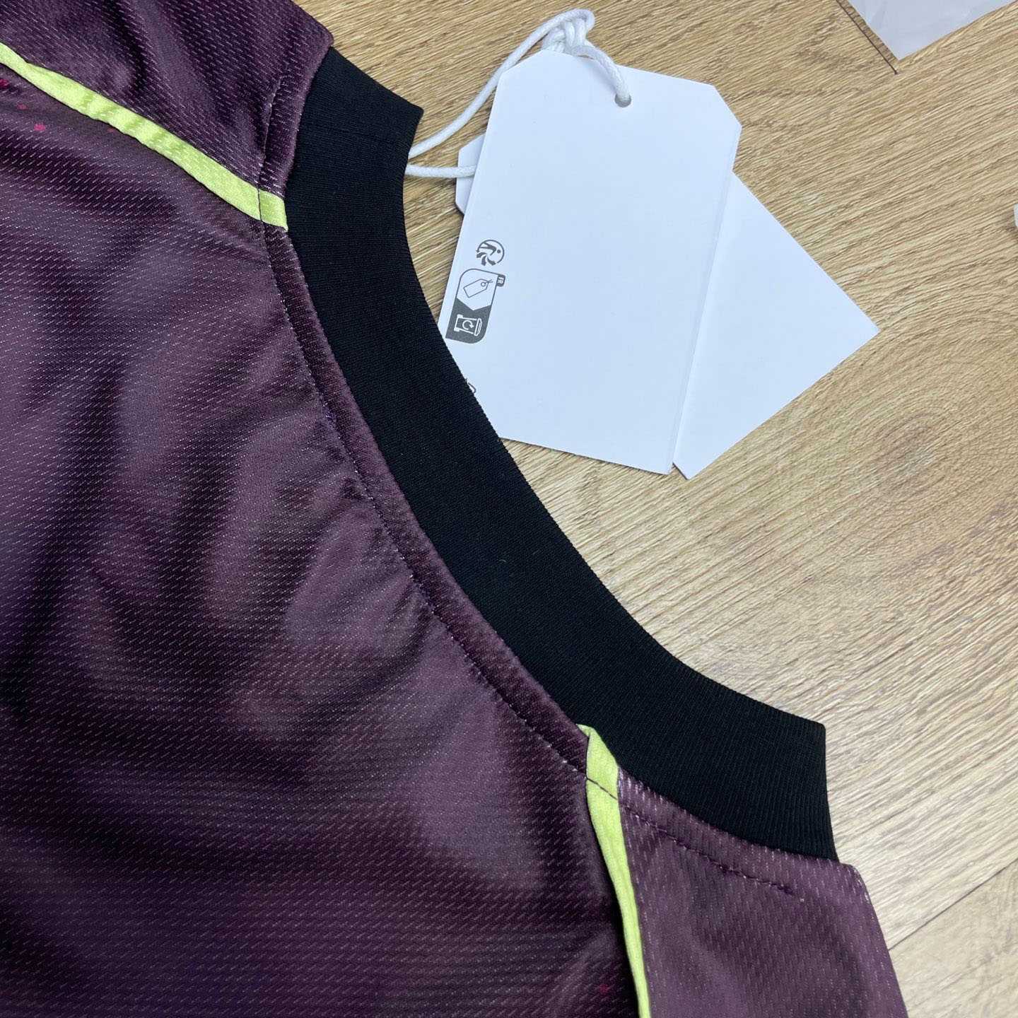 Casablanca Aubergine Gradient Short Sleeve Football Jersey   C1141 - DopestKickz
