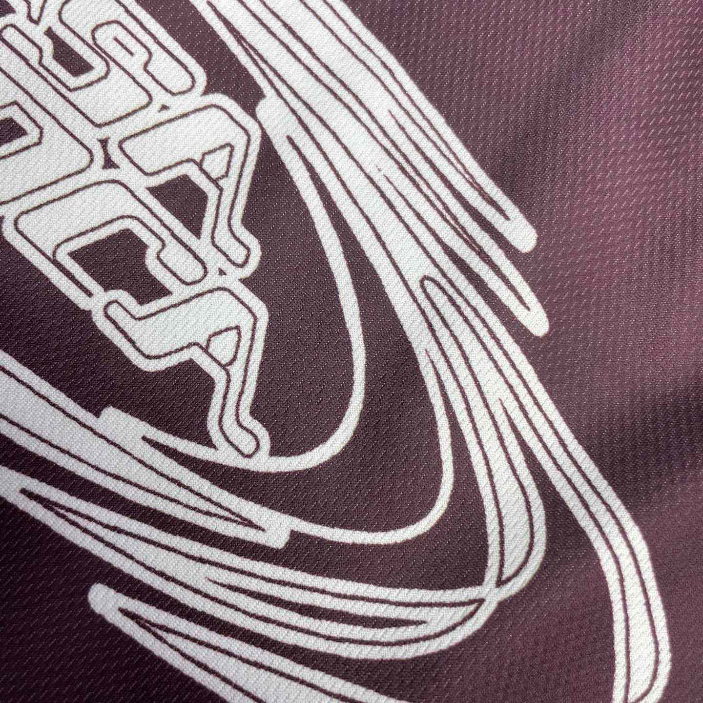 Casablanca Aubergine Gradient Short Sleeve Football Jersey   C1141 - DopestKickz